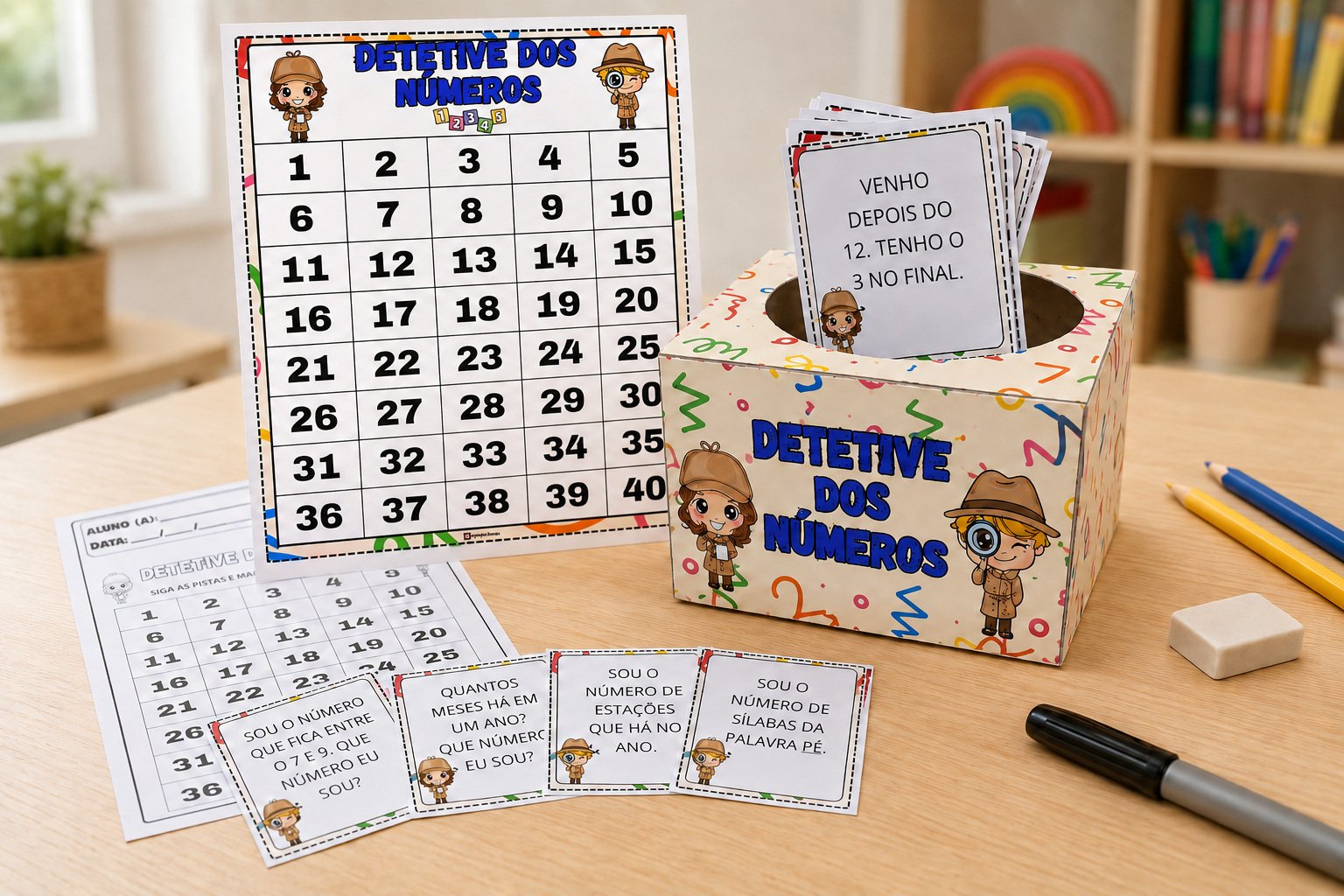 Prévia do material DETETIVE DOS NÚMEROS — 1 A 40