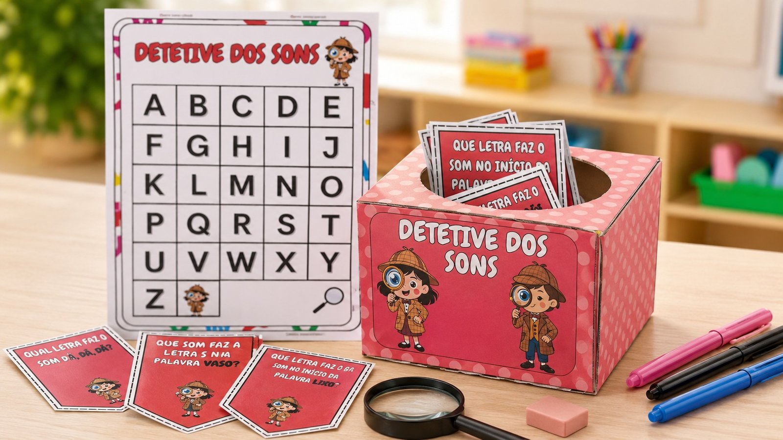 Prévia do material DETETIVE DOS SONS — DE A A Z