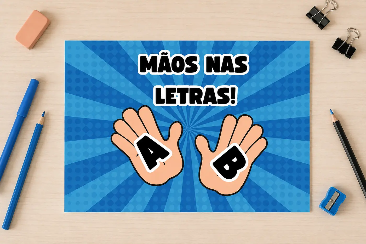 Prévia do material MÃOS NAS LETRAS