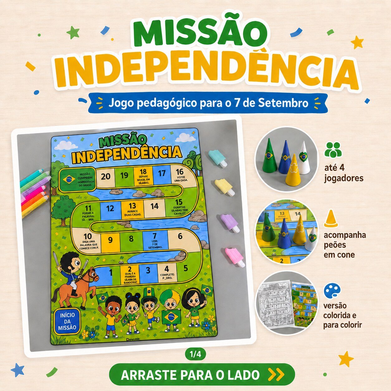 Prévia do material MISSÃO INDEPENDÊNCIA