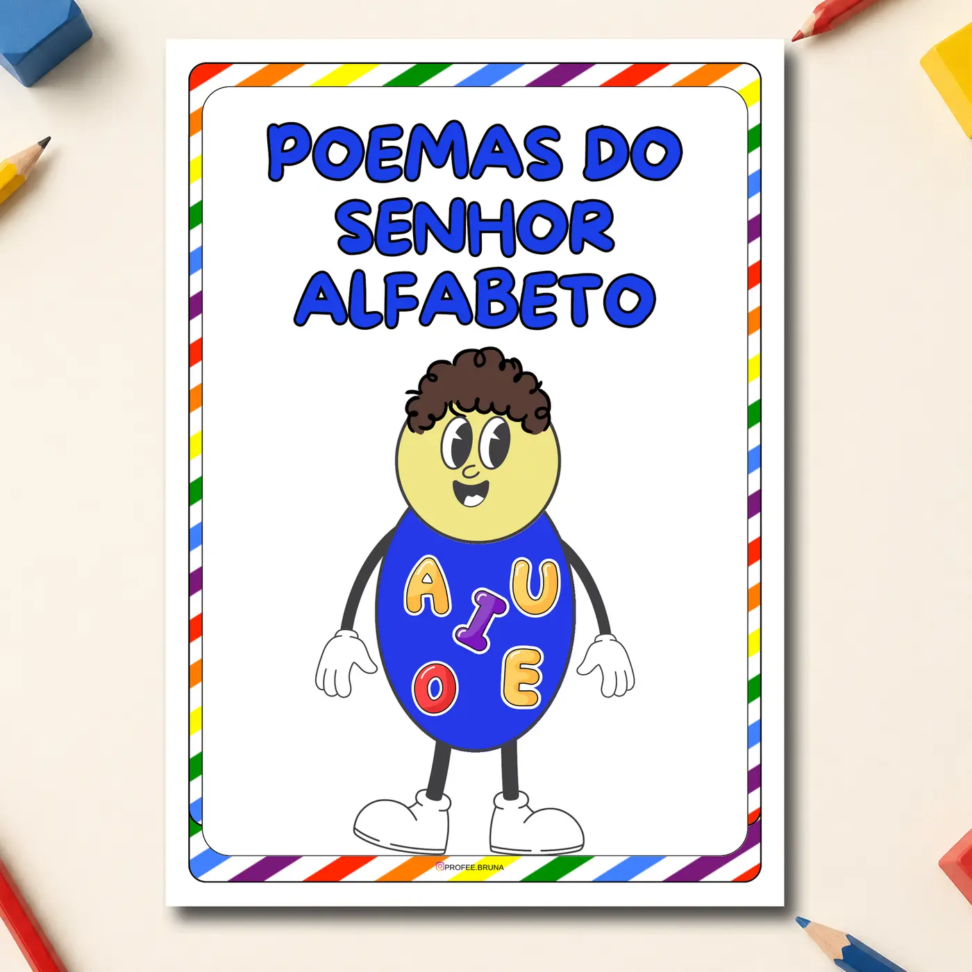 Prévia do material POEMAS DO SENHOR ALFABETO